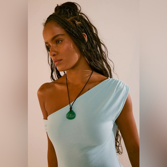 Free People Good Feels One-Shoulder Mini🩵 - Picture 2 of 5